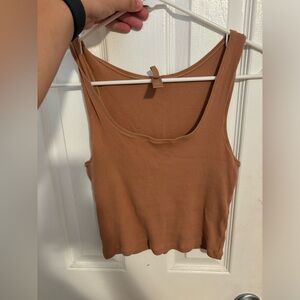 Skims cotton rib tank top size large!